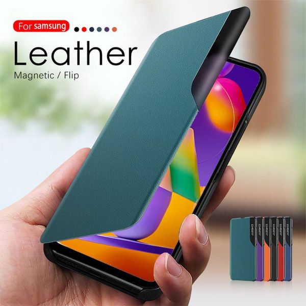 original case for m31s m21 m11 m30s mirror smart view flip cover pu leather window samsun fundas etui cell phone cases
original case for m31s m21 m11 m30s mirror smart view flip cover pu leather window samsun fundas etui cell phone cases