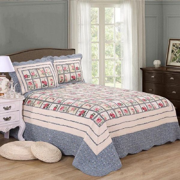 comforters & sets quality floral bedspread quilt set 3pcs/4pcs quilted cotton quilts bed covers duvet cover king size bedding coverlet
comforters & sets quality floral bedspread quilt set 3pcs/4pcs quilted cotton quilts bed covers duvet cover king size bedding coverlet