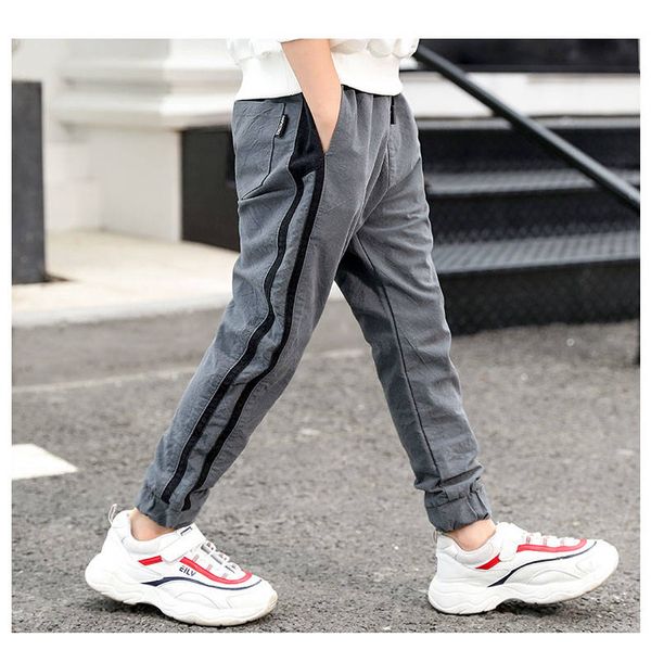 ins boys pants 3-11 years old thin casual trousers childrens summer pants mosquito pants side stripe spring and autumn, Blue
ins boys pants 3-11 years old thin casual trousers childrens summer pants mosquito pants side stripe spring and autumn, Blue