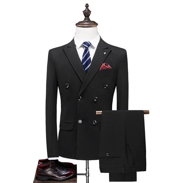 men's suits & blazers england style suit 3-pcs slim prom wedding groom tuxedo bussiness casual double breasted men, White;black
men's suits & blazers england style suit 3-pcs slim prom wedding groom tuxedo bussiness casual double breasted men, White;black