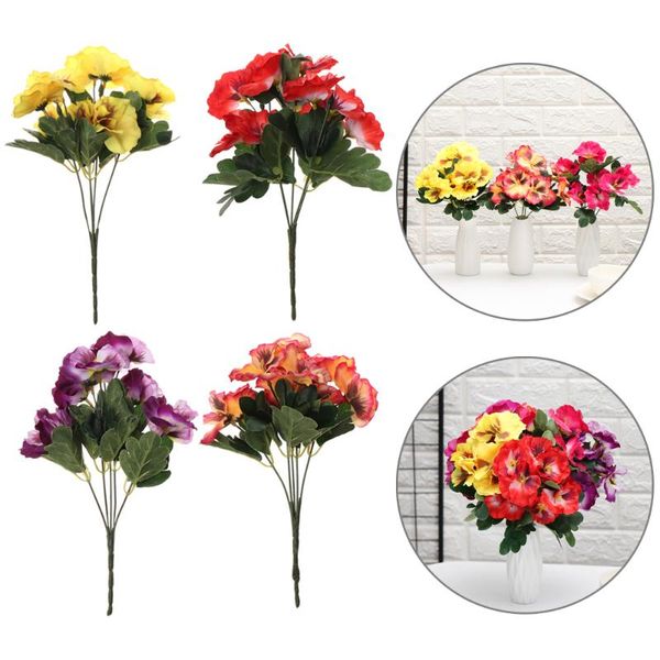 decorative flowers & wreaths 10 head/bunch artificial silk bouquet pansy flower party home room simulation plant bunch decoration eternal
decorative flowers & wreaths 10 head/bunch artificial silk bouquet pansy flower party home room simulation plant bunch decoration eternal