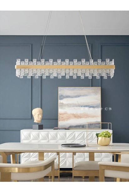 pendant lamps long chandelier dining room bedroom living stainless steel ripple model post-modern villa designer round lamp
pendant lamps long chandelier dining room bedroom living stainless steel ripple model post-modern villa designer round lamp