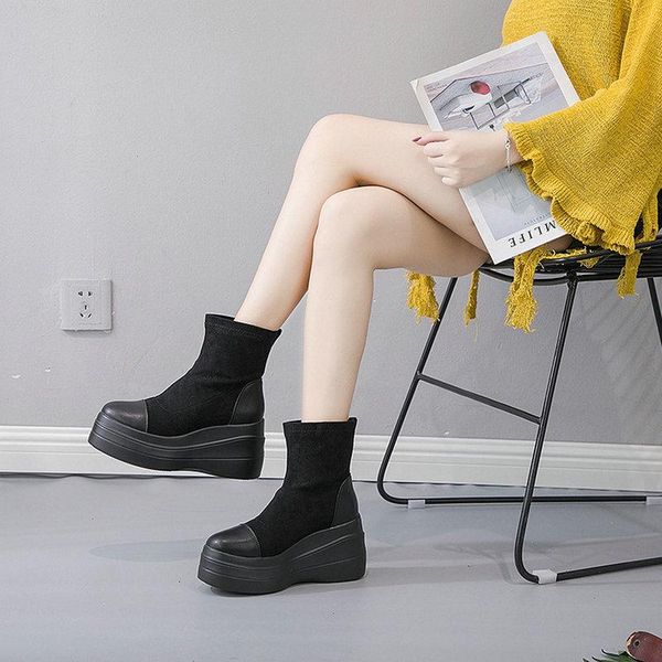 boots autumn women's fashion suede thick bottom casual high-all-match comfortable women shoes fd-14, Black
boots autumn women's fashion suede thick bottom casual high-all-match comfortable women shoes fd-14, Black