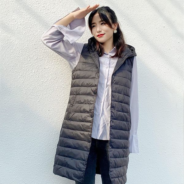 vests lightweight women's inside outside versatile fashion vt 2021 autumn and winter white duck down waistcoat et, Black;white
vests lightweight women's inside outside versatile fashion vt 2021 autumn and winter white duck down waistcoat et, Black;white