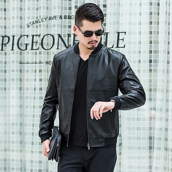 men's fur & faux 2021 plus size 8xl men leather jacket genuine real sheep skin brand black male bomber motorcycle biker man's coat
men's fur & faux 2021 plus size 8xl men leather jacket genuine real sheep skin brand black male bomber motorcycle biker man's coat