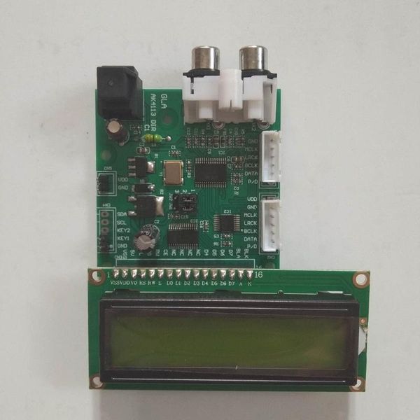 smart home control spdif / fiber coaxial i2s input output digital receiving board, soft sampling rate display
smart home control spdif / fiber coaxial i2s input output digital receiving board, soft sampling rate display