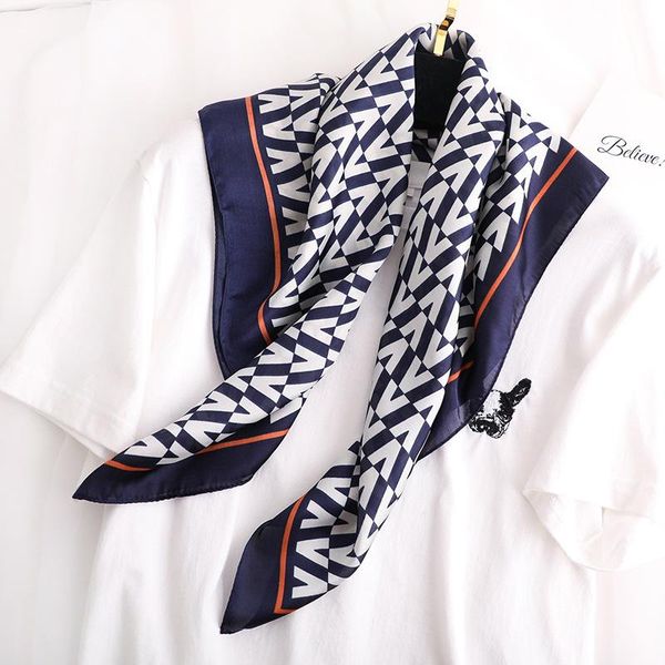 scarves 2021 silk square scarf female shawl head wraps for women bandana print neckerchief fashion bag large hijab foulard, Blue;gray
scarves 2021 silk square scarf female shawl head wraps for women bandana print neckerchief fashion bag large hijab foulard, Blue;gray