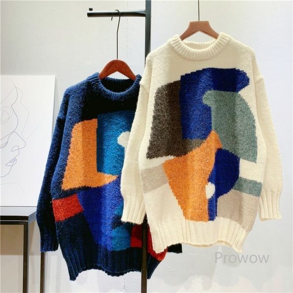knits block graffiti sweater long pullovers lazy oaf o-neck jumpers fashion sweaters women knitwear, White
knits block graffiti sweater long pullovers lazy oaf o-neck jumpers fashion sweaters women knitwear, White
