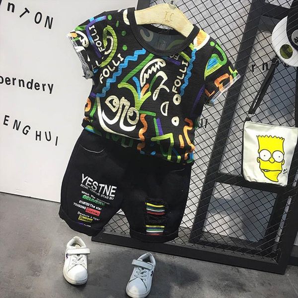 children clothes boys clothing sets summer fashion cool toddler kid t shirt denim shorts outfit 2 3 4 5 6, White
children clothes boys clothing sets summer fashion cool toddler kid t shirt denim shorts outfit 2 3 4 5 6, White