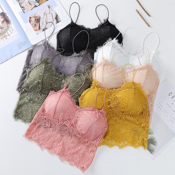 camisoles & tanks summer fine shoulder strap lace beauty back underwear no rims bras gathering elasticity girl's underwear2021, Black;white
camisoles & tanks summer fine shoulder strap lace beauty back underwear no rims bras gathering elasticity girl's underwear2021, Black;white