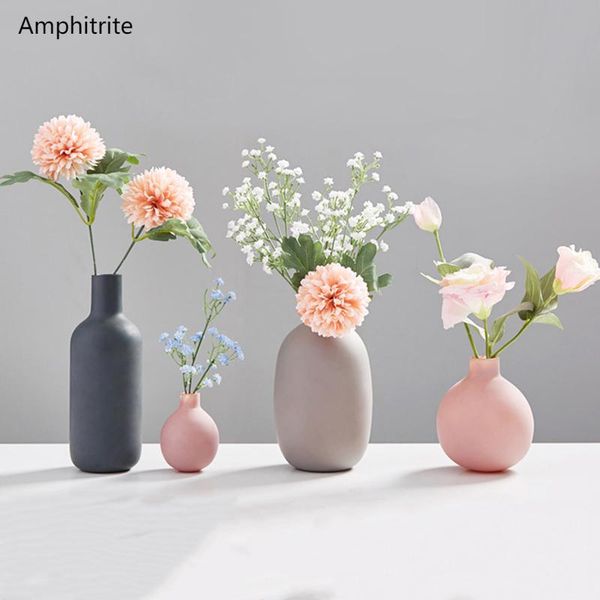 vases nordic europe glass vase wedding decoration for modern home ceramic dried flower pots room pink table 
vases nordic europe glass vase wedding decoration for modern home ceramic dried flower pots room pink table