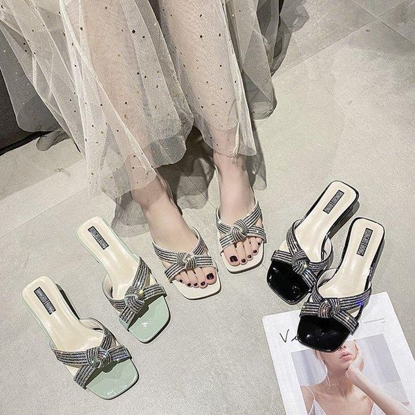 rhinestone slippers women summer sandals square toe heels for sandal black comfortable fashion heel slippers2021
rhinestone slippers women summer sandals square toe heels for sandal black comfortable fashion heel slippers2021
