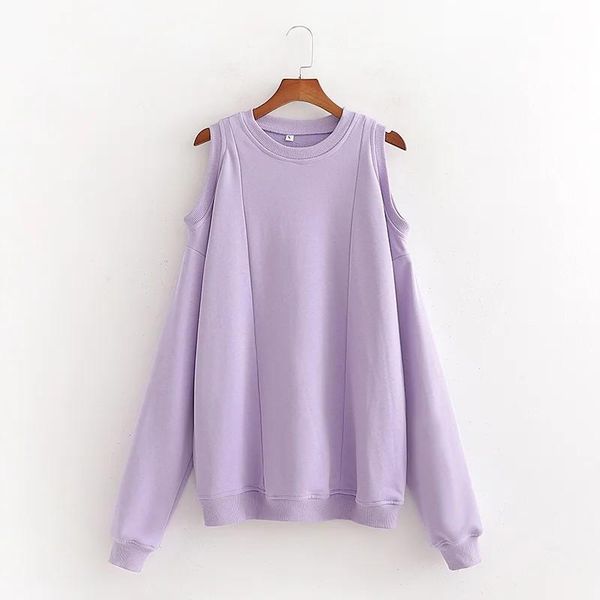 women's hoodies & sweatshirts women casual strapless long sleeve purple loose female summer fashion 2021 o-neck cotton oversize jacket, Black
women's hoodies & sweatshirts women casual strapless long sleeve purple loose female summer fashion 2021 o-neck cotton oversize jacket, Black