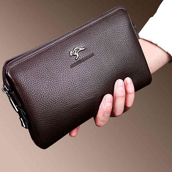 handbag men's cowhide code lock kangaroo single zipper wallet for private use, Black;red
handbag men's cowhide code lock kangaroo single zipper wallet for private use, Black;red