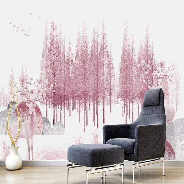 wallpapers 3d custom po nordic pink forest landscape oil painting wall papers home decor living room bedroom dining stickers
wallpapers 3d custom po nordic pink forest landscape oil painting wall papers home decor living room bedroom dining stickers