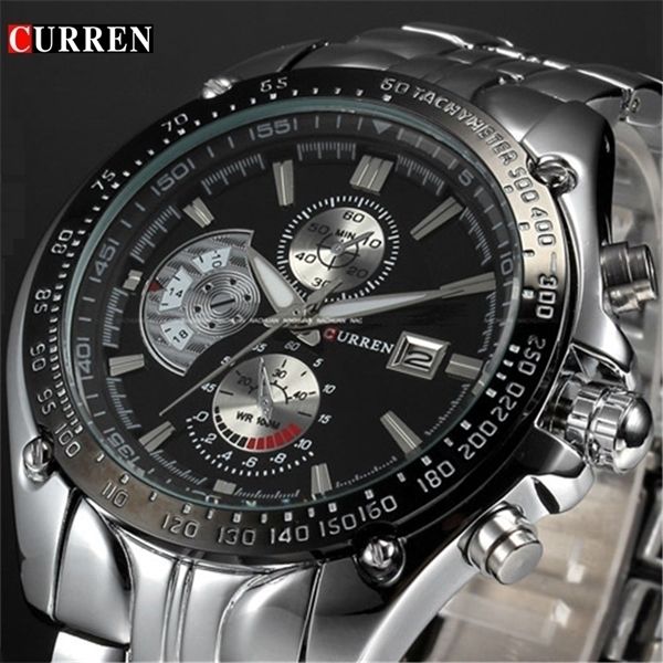 original masculino curren brand full steel sport watch men luxury brand quartz military sport watches men's wristwatch x0524, Slivery;brown
original masculino curren brand full steel sport watch men luxury brand quartz military sport watches men's wristwatch x0524, Slivery;brown