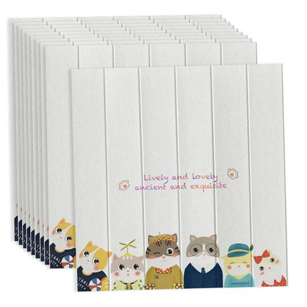 wall stickers 10pcs self-adhesive cute cartoon wallpaper foam 3d sticker for child kid's room nursery bedroom home decor
wall stickers 10pcs self-adhesive cute cartoon wallpaper foam 3d sticker for child kid's room nursery bedroom home decor
