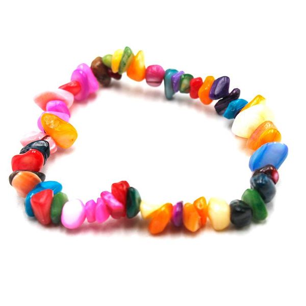 irregular chips natural stone bracelet asymmetry female boho raibow beads crystal quartz gravel stretch bracelets bangles link, chain, Black
irregular chips natural stone bracelet asymmetry female boho raibow beads crystal quartz gravel stretch bracelets bangles link, chain, Black