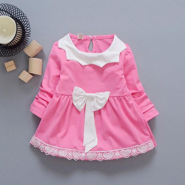 girl's dresses cute girls princess dress 2021 spring baby girl bow shirt children kids lace solid clothing long sleeves clothes, Red;yellow
girl's dresses cute girls princess dress 2021 spring baby girl bow shirt children kids lace solid clothing long sleeves clothes, Red;yellow