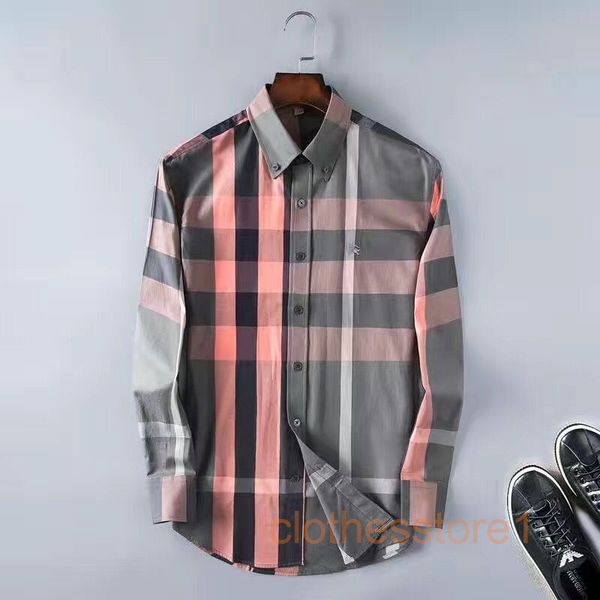 upscale bbr clothes british classic plaid shirt b men's embroidery daily casual spring and autumn large long sleeved shirt fashion, White;black
upscale bbr clothes british classic plaid shirt b men's embroidery daily casual spring and autumn large long sleeved shirt fashion, White;black