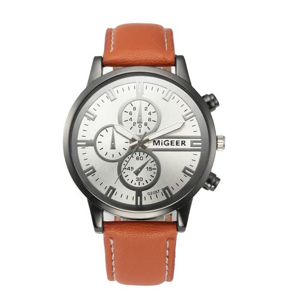 wristwatches migeer men watches classic leather strap quartz casual mens man watch 2021, Slivery;brown
wristwatches migeer men watches classic leather strap quartz casual mens man watch 2021, Slivery;brown