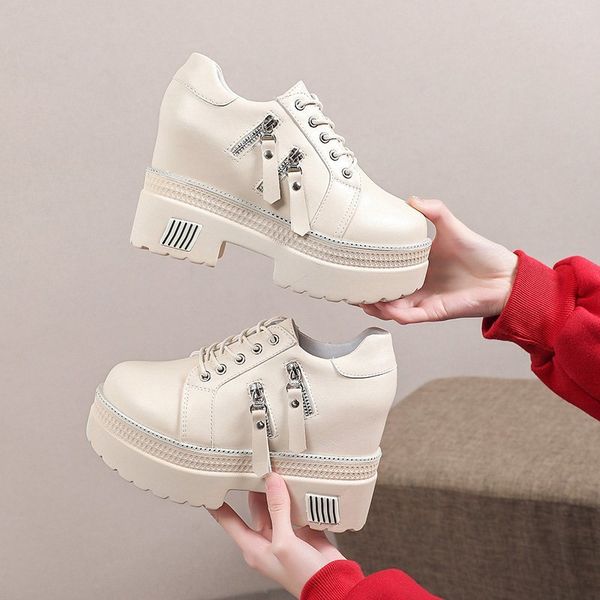 Spring Creepers Women Fashion Black Chunky Sneakers 2021 High Platform Sport Dad Shoes 8CM Running Vulcanize Shoe Woman New, Cream colour
Spring Creepers Women Fashion Black Chunky Sneakers 2021 High Platform Sport Dad Shoes 8CM Running Vulcanize Shoe Woman New, Cream colour