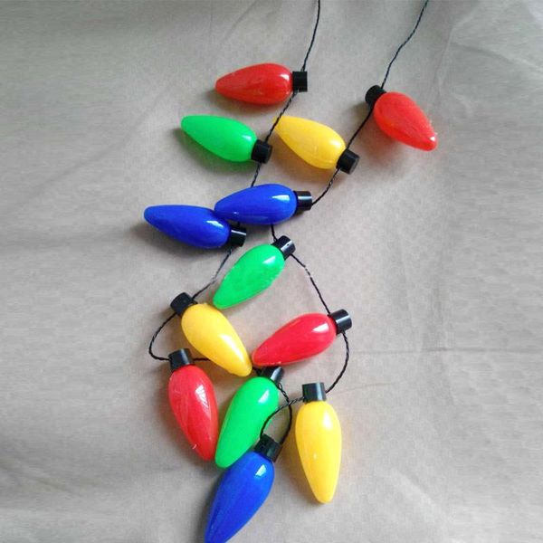party decoration festival necklace led light up plastic luminous christmas bulb necklaces for adults kids thin889
party decoration festival necklace led light up plastic luminous christmas bulb necklaces for adults kids thin889