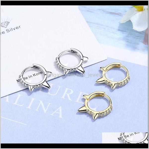 & hie jewelrytodorova punk cool light rivet small open hoop cubic zirconia spike earrings for women dff0627 drop delivery 2021 3ofho, Golden;silver
& hie jewelrytodorova punk cool light rivet small open hoop cubic zirconia spike earrings for women dff0627 drop delivery 2021 3ofho, Golden;silver