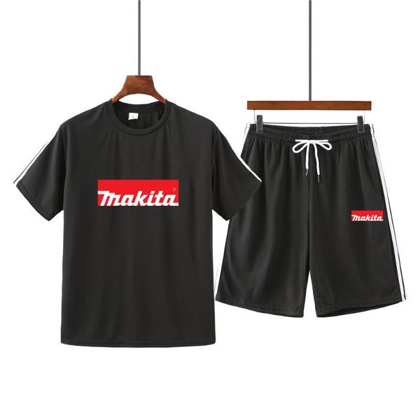 men's tracksuits summer thakita print round neck short sleeve + casual shorts sports running suit male ma35, Gray
men's tracksuits summer thakita print round neck short sleeve + casual shorts sports running suit male ma35, Gray