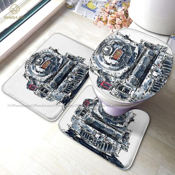railway bath mat modern polyester 3 piece bathroom set door absorbent rug mats 
railway bath mat modern polyester 3 piece bathroom set door absorbent rug mats