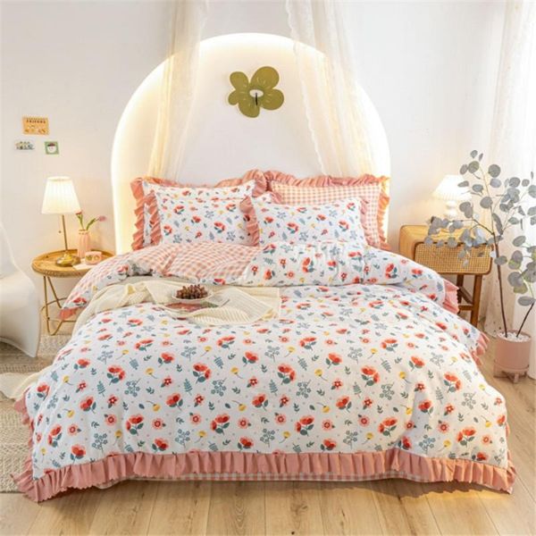 bedding sets 100% cotton pink set duvet cover cartoon flowers printed quilt covers fashionable warm bedclothes decor
bedding sets 100% cotton pink set duvet cover cartoon flowers printed quilt covers fashionable warm bedclothes decor