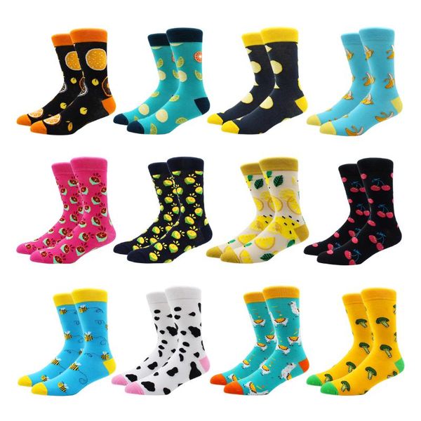 men's socks 2021 men cotton funny happy personality fruit crew women sox hip hop street fashion skarpety long, Black
men's socks 2021 men cotton funny happy personality fruit crew women sox hip hop street fashion skarpety long, Black
