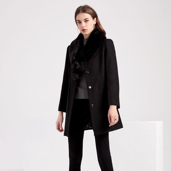 women's wool & blends medium long coat women slim orange red black outerwear ladies elegant faux fur collar autumn winter woman purple
women's wool & blends medium long coat women slim orange red black outerwear ladies elegant faux fur collar autumn winter woman purple