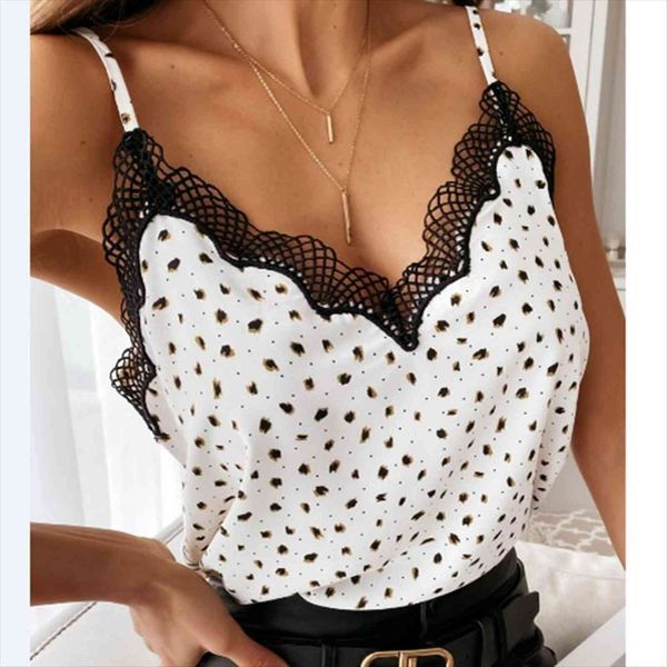 summer lace v neck womens tanks shirt loose polka dot print camisole sleeveless patchwork women tee camis clothing, White
summer lace v neck womens tanks shirt loose polka dot print camisole sleeveless patchwork women tee camis clothing, White