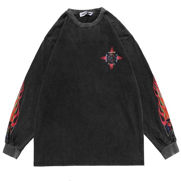 polo shirt streetwear oversize tshirt men hip hop letter fire flame print washed t shirt harajuku cotton long sleeve t-shirt drkl, White;black
polo shirt streetwear oversize tshirt men hip hop letter fire flame print washed t shirt harajuku cotton long sleeve t-shirt drkl, White;black