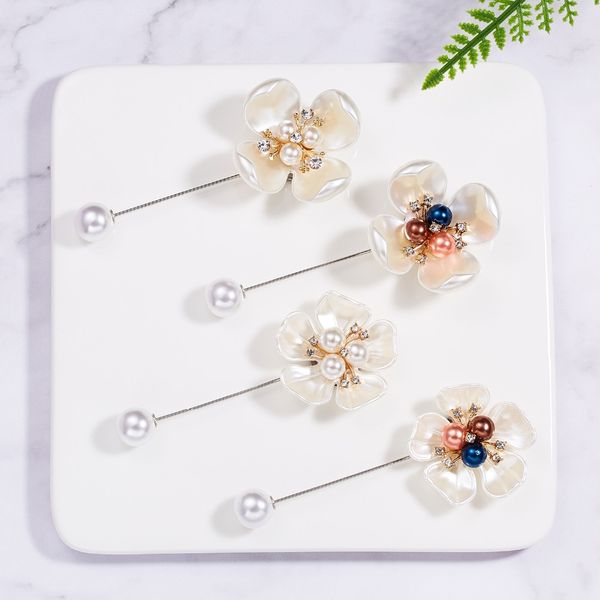 new arrival pearl enamel camellia brooches for women elegant flower corsage long needle pins fashion jewelry coat accessoriesdio chan contac, Gray
new arrival pearl enamel camellia brooches for women elegant flower corsage long needle pins fashion jewelry coat accessoriesdio chan contac, Gray