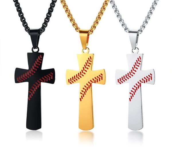 pendant necklaces men's fashion accessory sporty man baseball pattern cross necklace with, Silver
pendant necklaces men's fashion accessory sporty man baseball pattern cross necklace with, Silver