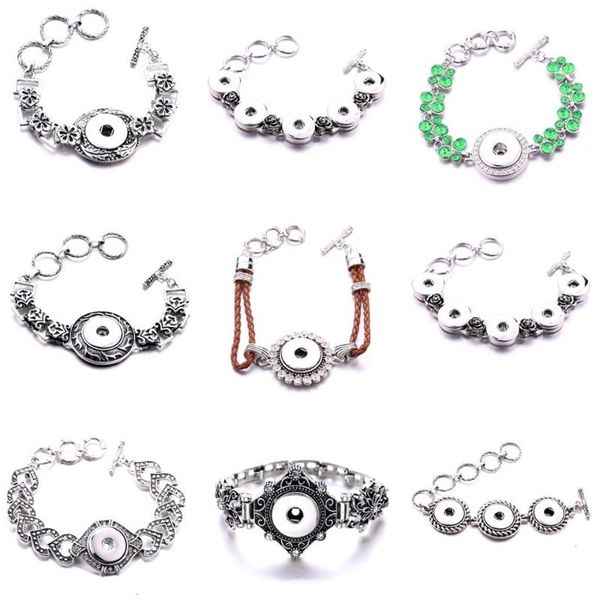 charm bracelets 18mm snap jewelry 30 style metal button bracelet fit buttons diy bangle, Golden;silver
charm bracelets 18mm snap jewelry 30 style metal button bracelet fit buttons diy bangle, Golden;silver