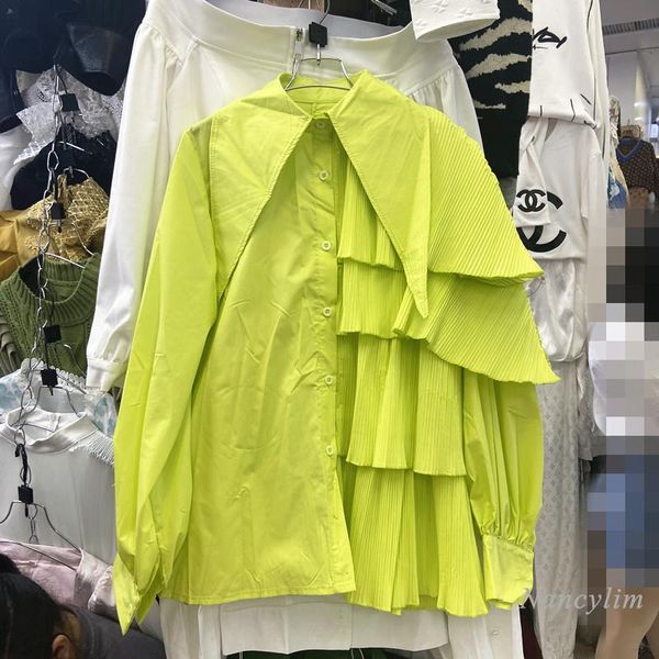 women's blouses & shirts blusas mujer de moda 2021 ruffles blouse for women spring irregular shirt puff sleeve pleated loose female nan, White
women's blouses & shirts blusas mujer de moda 2021 ruffles blouse for women spring irregular shirt puff sleeve pleated loose female nan, White