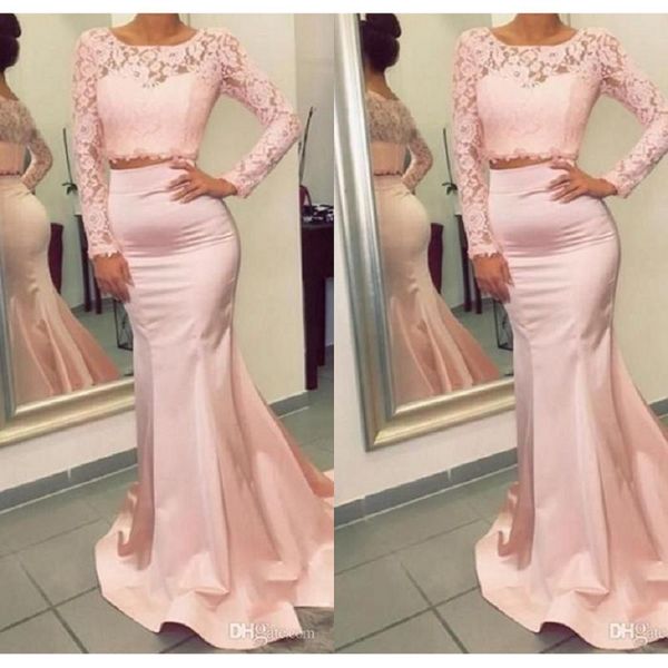 party dresses vestido formatura blush pink two piece prom 2021 long sleeve sheer lace imported dress mermaid formal women gowns, White;black
party dresses vestido formatura blush pink two piece prom 2021 long sleeve sheer lace imported dress mermaid formal women gowns, White;black