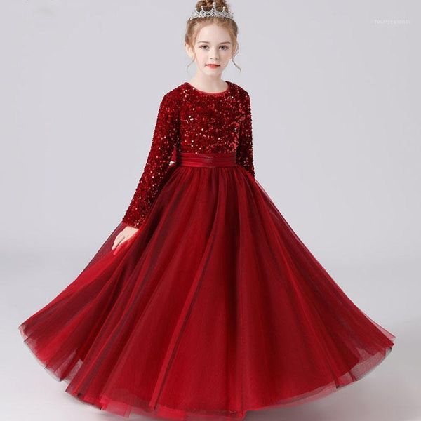 girl's dresses princess flower girl dress long-sleeve sequin elegant wedding birthday party kids girls children's teenager prom1, Red;yellow
girl's dresses princess flower girl dress long-sleeve sequin elegant wedding birthday party kids girls children's teenager prom1, Red;yellow