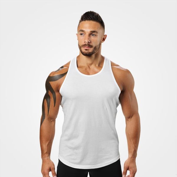mens casual singlet y back muscle sleeveless soft cotton breathable stringer bodybuilding sports gym solid tee, White;black
mens casual singlet y back muscle sleeveless soft cotton breathable stringer bodybuilding sports gym solid tee, White;black
