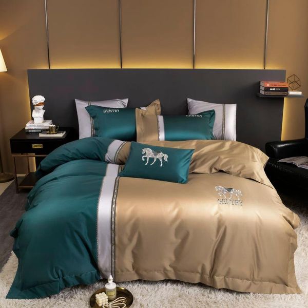 bedding sets green brown luxury royal embroidery 100s egyptian cotton set duvet cover bed sheet pillowcases 4 pieces king size
bedding sets green brown luxury royal embroidery 100s egyptian cotton set duvet cover bed sheet pillowcases 4 pieces king size