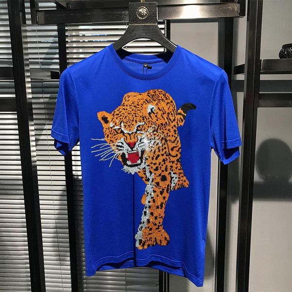 men's t-shirts 2021 super shiny diamond big leopard head casual o-neck 100% pure cotton fashion men and women high-quality t-shirt, White;black
men's t-shirts 2021 super shiny diamond big leopard head casual o-neck 100% pure cotton fashion men and women high-quality t-shirt, White;black