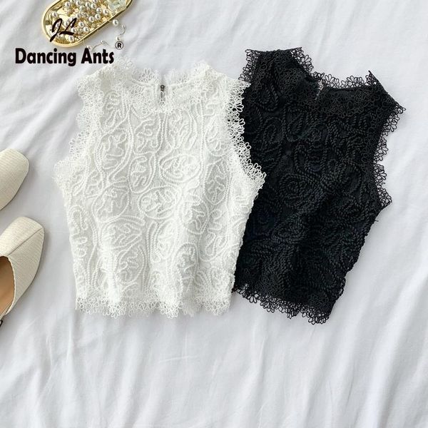 women's tanks & camis woman vest strap o-neck sleeveless lace short for office solid embroidery hollow out zippers loose female ta, White
women's tanks & camis woman vest strap o-neck sleeveless lace short for office solid embroidery hollow out zippers loose female ta, White