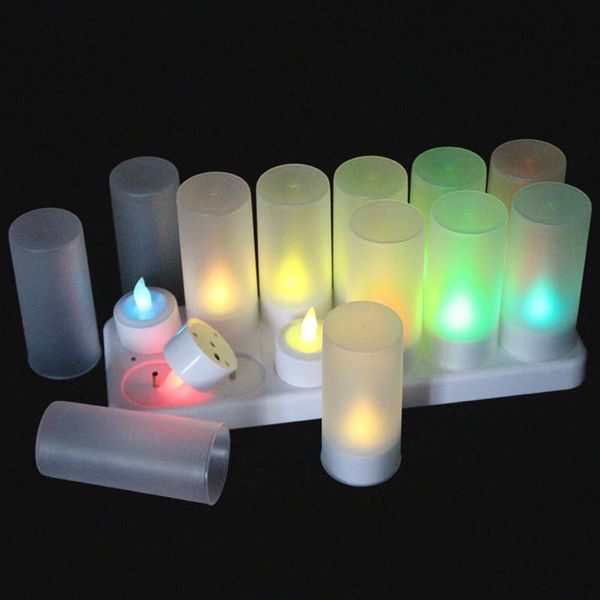 12pcs charging colorful party light waterproof multicolor led simulation candle for ceremony candles
12pcs charging colorful party light waterproof multicolor led simulation candle for ceremony candles