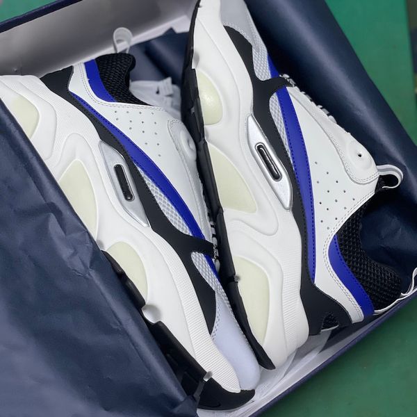 men b22 sneaker reflective sneakers platform shoe canvas calfskin trainers light blue women lace-up casual shoes with box, Black
men b22 sneaker reflective sneakers platform shoe canvas calfskin trainers light blue women lace-up casual shoes with box, Black