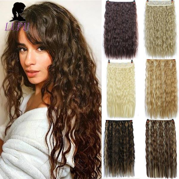 synthetic wigs 22inch long wave 5 clips in hair high temperture fiber natural hairpieces false, Black
synthetic wigs 22inch long wave 5 clips in hair high temperture fiber natural hairpieces false, Black