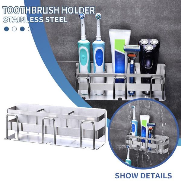 toothbrush holders premium bathroom holder stainless steel organizer punch-self-adhesive
toothbrush holders premium bathroom holder stainless steel organizer punch-self-adhesive