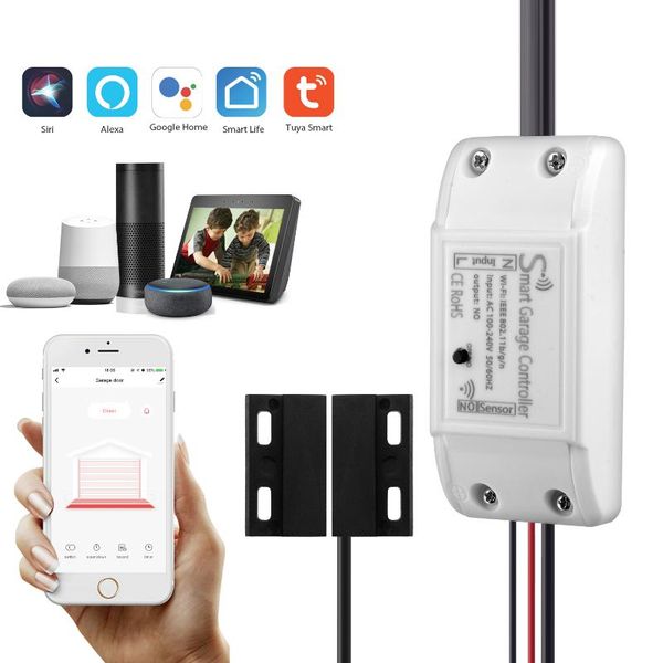 smart home control wifi garage door life app remote open close monitor compatible with alexa echo google
smart home control wifi garage door life app remote open close monitor compatible with alexa echo google